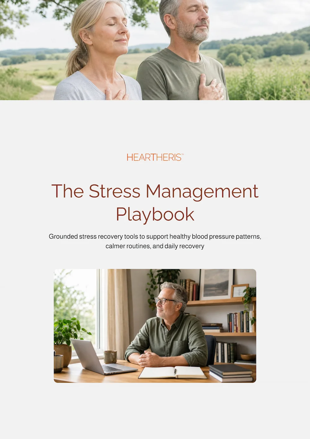 The Stress Management Playbook guide cover
